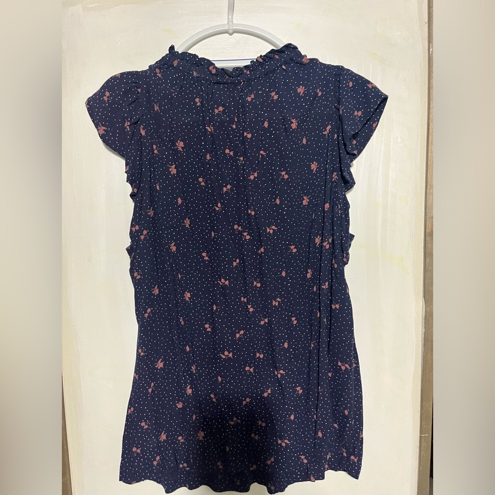 Gap floral blouse size L